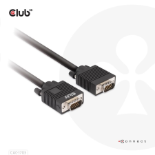 CLUB3D VGA Bidirectional cable 3m Black kábel és adapter