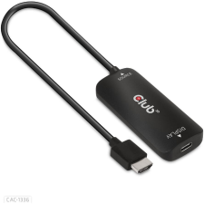 Club 3D Club3D Adapter HDMI + MicroUSB > USB-C 4K120Hz aktiv St/Bu retail (CAC-1336) kábel és adapter