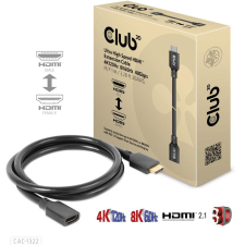 Club 3D CLUB3D CAC-1322 HDMI kábel 1 M HDMI A-típus (Standard) Fekete (CAC-1322) kábel és adapter