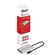 Club 3D CLUB3D SenseVision Thunderbolt 3 - 2x HDMI 2.0 adapter kábel és adapter