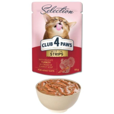  CLUB 4 PAWS selection macskaeledel pulyka &amp; répa krémleves 12x85g macskaeledel