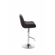  Club elegáns bárszék műbőr barna - króm 307566 bútor