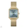 Cluse La Tétragone Watch Mesh stones Light Blue, Gold Colour női óra - CW10310