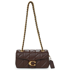 Coach Válltáskák QUILTED TABBY 20 Barna Egy méret kézitáska és bőrönd