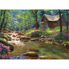 Cobb Hill horgászház puzzle, 1000 darab puzzle, kirakós
