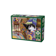 Cobble Hill 1000 db-os puzzle - Comfy Cat (40145) puzzle, kirakós