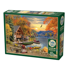 Cobble Hill 1000 db-os puzzle - Lakeside Retreat (40227) puzzle, kirakós