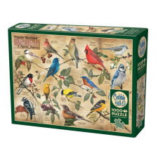 Cobble Hill 1000 db-os puzzle - Popular Backyard Wild Birds of North America (40179) puzzle, kirakós