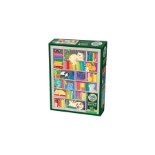 Cobble Hill 1000 db-os puzzle - Rainbow Cat Quilt (40046) puzzle, kirakós