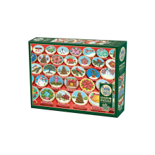 Cobble Hill 1000 db-os puzzle - Snow Globe Cookies (40260) puzzle, kirakós
