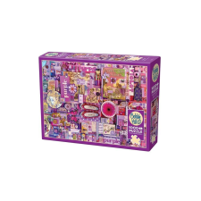 Cobble Hill 1000 db-os puzzle - The Rainbow Project - Purple (40061) puzzle, kirakós