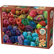 Cobble Hill 275 darabos Easy Handling Puzzle - A Yen For Yarn (0625012480246) puzzle, kirakós