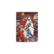  Cobble Hill 500 db-os puzzle - Winter Birdhouse (45065) puzzle, kirakós