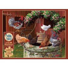 Cobble Hill puzzle nagy darabokkal – Csirkék XL 275 darab puzzle, kirakós
