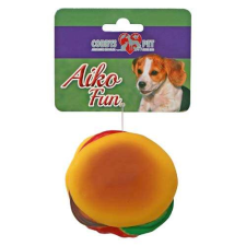 COBBYS PET AIKO FUN Hamburger 8cm gumijáték kutyáknak kutyafelszerelés
