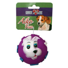 COBBYS PET AIKO FUN Labda kutyussal 9cm gumijáték kutyáknak kutyafelszerelés