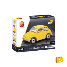 Cobi Fiat Abarth 595 1:35 70db-os 24514 makett