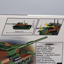Cobi Leopard I. tank 147 db-os 1:72 3105 makett