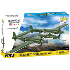 Cobi - Lockheed P-38 vadászrepülőgép építőjáték készlet barkácsolás, építés