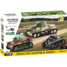 Cobi : Renault R35 - Valentine IX - Panzer I Tankok Építőjáték barkácsolás, építés