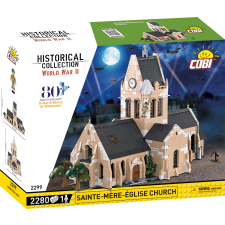 Cobi Templom Sainte-Mere-Eglise-ben Építőjáték makett