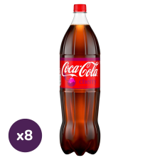 Coca-Cola Cherry cola ízű szénsavas üdítőital cseresznye ízesítéssel (8x1,75 liter) üdítő, ásványviz, gyümölcslé