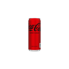 Coca cola Üdítőital 0,33l Coca Cola Zero DRS üdítő, ásványviz, gyümölcslé