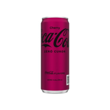 Coca-Cola üdítőital szénsavas coca-cola cherry zero dobozos 0,33l 2493401 üdítő, ásványviz, gyümölcslé