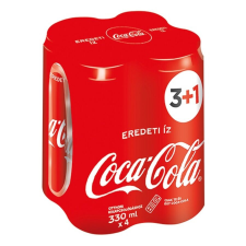 Coca-Cola Üdítőital szénsavas COCA-COLA dobozos multipack 4x0,33L üdítő, ásványviz, gyümölcslé