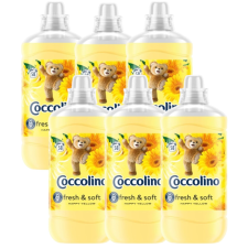 COCCOLINO Fresh &amp; Soft Happy Yellow Öblítő koncentrátum 348 mosás 6x1450ml tisztító- és takarítószer, higiénia
