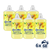 COCCOLINO INGYENES SZÁLLÍTÁS - Coccolino Happy Yellow öblítőkoncentrátum 6x1700 ml (408 mosás)