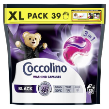 COCCOLINO Mosókapszula, 39 db, COCCOLINO &quot;3in1 Black&quot; tisztító- és takarítószer, higiénia