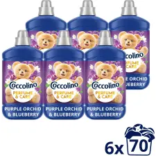 COCCOLINO Purple Orchid & Blueberry 6x 1,610 l (70 praní) tisztító- és takarítószer, higiénia