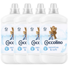 COCCOLINO Sensitive Pure Öblítő koncentrátum 272 mosás 4x1700ml tisztító- és takarítószer, higiénia