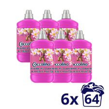 COCCOLINO Tiare Flower&Red Fruits öblítőkoncentrátum 6x1600 ml (384 mosás) tisztító- és takarítószer, higiénia