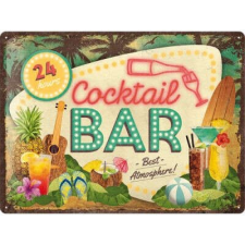  Cocktail Bar Fémtábla dekoráció