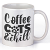  Coffee cats and chill - Kávés Bögre