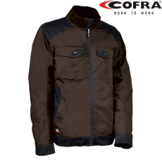 COFRA Blora Sztreccs Munkáskabát Barna/Fekete - 52
