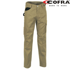 COFRA Drill Derekas Munkásnadrág Khaki/Fekete - 46 munkaruha
