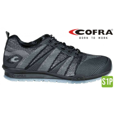 COFRA Fluent S1P Szellőző Munkavédelmi Sportcipő Fekete - 45 munkavédelmi cipő