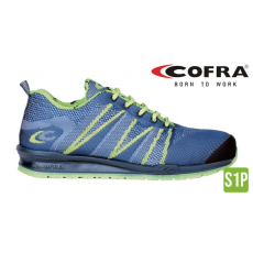 COFRA Fluent S1P Szellőző Munkavédelmi Sportcipő Kék - 38