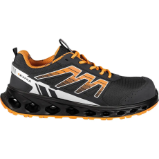COFRA Footing S3S ESD SR Elasztikus Fekete/Narancs Munkavédelmi cipő - 48