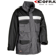 COFRA Gust Bélelt Téli Ripstop Munkáskabát Antracit/Fekete - XL munkaruha