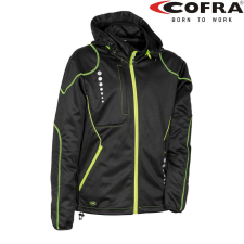 COFRA Jacuzia Softshell Dzseki Fekete/Lime - M munkaruha