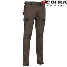 COFRA Jember Sztreccs Munkásnadrág Barna/Fekete - 52 munkaruha