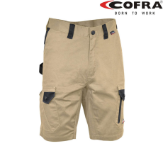 COFRA Kediri Rövid Munkásnadrág Khaki/Fekete