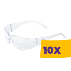 COFRA Roundfit védőszemüveg - víztiszta, karc- és páramentes (Karton - 10 db)