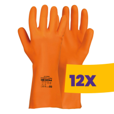 COFRA Sturdy-Latex vegyszerálló latex kesztyű (Karton - 12 pár) védőkesztyű