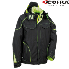 COFRA Tecka Softshell Dzseki Fekete/Lime - 60 munkaruha