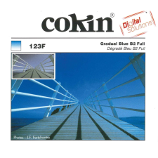 Cokin teljes átmenetes szűrő kék - Gradual Blue B2 Full - Z123F objektív szűrő